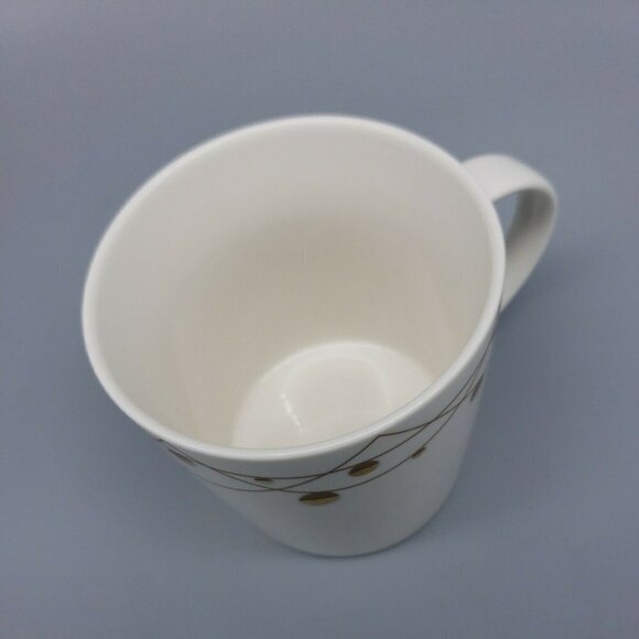 Starbucks Coffee Mug Cup Christmas Gold Ornament Garland Design 2012 - Picture 3 of 4